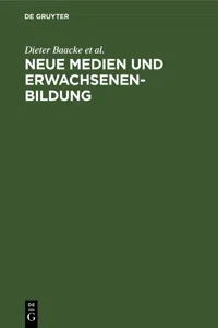 Neue Medien und Erwachsenenbildung_cover