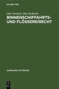 Binnenschiffahrts- und Flößereirecht_cover