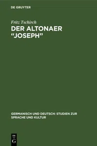 Der Altonaer "Joseph"_cover