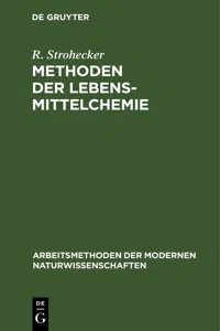 Methoden der Lebensmittelchemie_cover