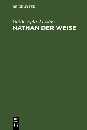 Nathan der Weise