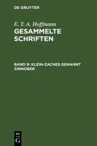 Klein-Zaches genannt Zinnober_cover