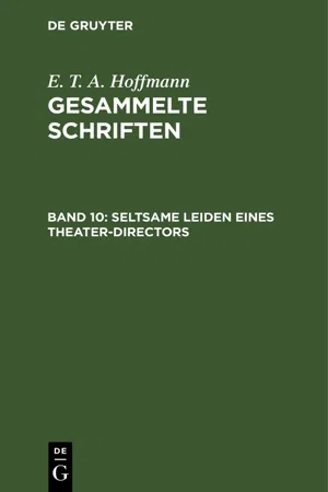 Seltsame Leiden eines Theater-Directors