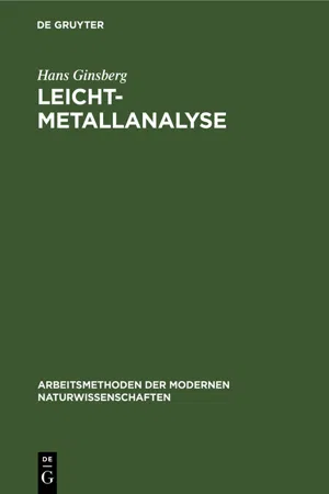 Leichtmetallanalyse