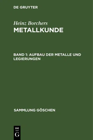 Aufbau der Metalle und Legierungen