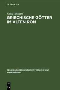 Griechische Götter im alten Rom_cover