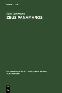 Zeus Panamaros_cover