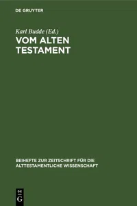 Vom Alten Testament_cover