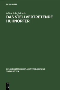 Das stellvertretende Huhnopfer_cover