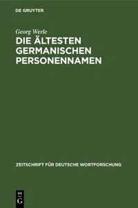 Die ältesten germanischen Personennamen_cover