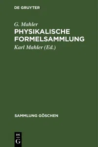 Physikalische Formelsammlung_cover