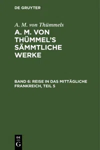 Reise in das mittägliche Frankreich, Teil 5_cover