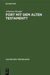 Fort mit dem Alten Testament?_cover