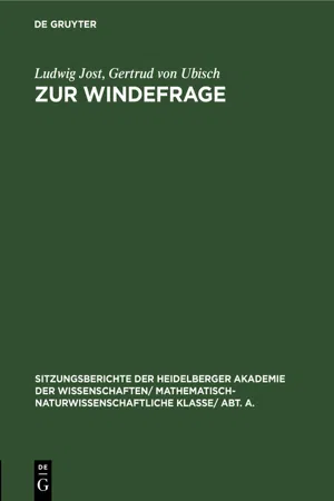 Zur Windefrage