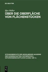 Über die Oberfläche von Flächenstücken_cover