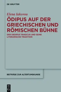 Ödipus auf der griechischen und römischen Bühne_cover