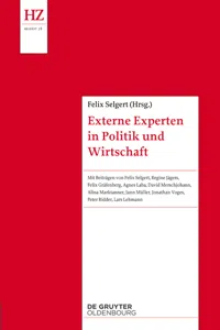 Externe Experten in Politik und Wirtschaft_cover