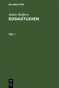 Julius Hoffory: Eddastudien. Teil 1_cover