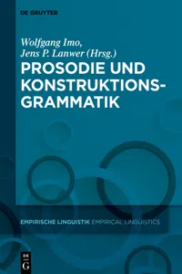 Prosodie und Konstruktionsgrammatik_cover