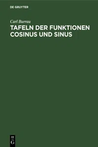 Tafeln der Funktionen Cosinus und Sinus_cover