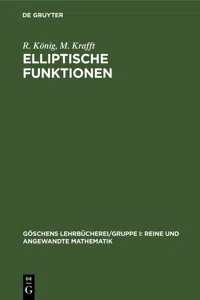 Elliptische Funktionen_cover