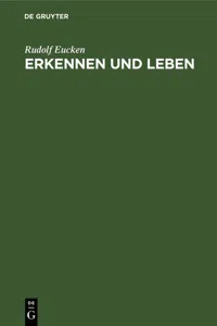 Erkennen und Leben_cover