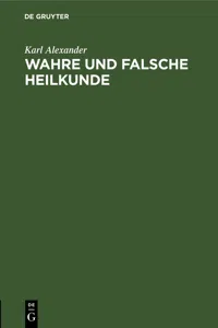 Wahre und falsche Heilkunde_cover