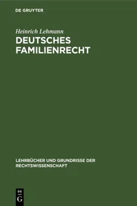 Deutsches Familienrecht_cover