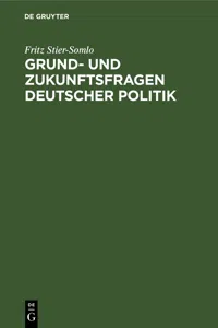 Grund- und Zukunftsfragen deutscher Politik_cover