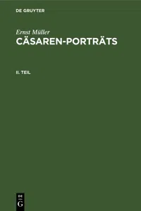 Ernst Müller: Cäsaren-Porträts. Teil 2_cover