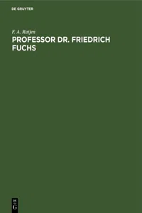 Professor Dr. Friedrich Fuchs_cover