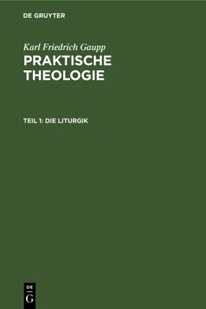 Die Liturgik