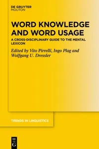 Word Knowledge and Word Usage_cover