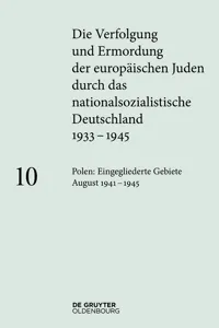 Polen: Die eingegliederten Gebiete August 1941–1945_cover