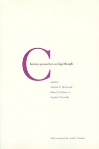 Christian Perspectives on Legal Thought_cover