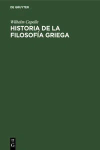 Historia de la filosofía griega_cover