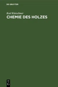 Chemie des Holzes_cover