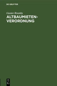 Altbaumietenverordnung_cover