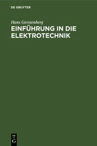 Einführung in die Elektrotechnik_cover