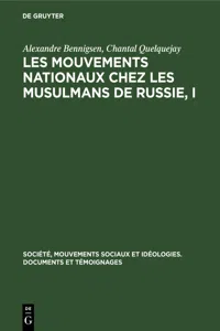 Les mouvements nationaux chez les musulmans de Russie, I_cover