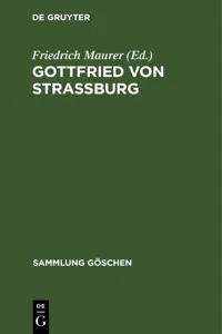 Gottfried von Strassburg_cover