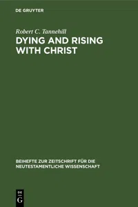 Dying and Rising with Christ_cover