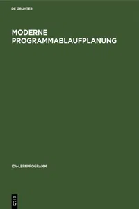 Moderne Programmablaufplanung_cover