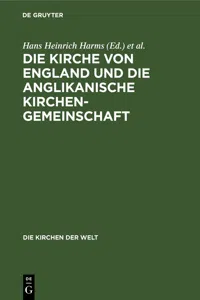 Die Kirche von England und die Anglikanische Kirchengemeinschaft_cover