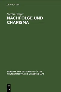 Nachfolge und Charisma_cover