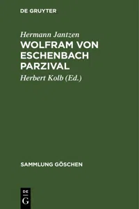 Wolfram von Eschenbach Parzival_cover