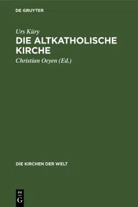 Die Altkatholische Kirche_cover