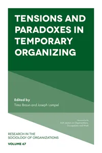 Tensions and paradoxes in temporary organizing_cover