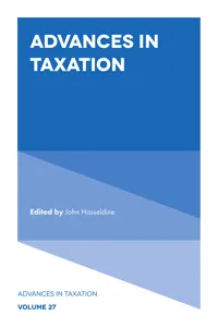 Advances in Taxation_cover