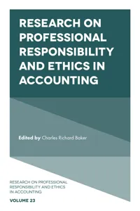 Research on Professional Responsibility and Ethics in Accounting_cover